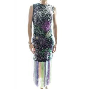 NEW ROMANCE WAS BORN women's fireworks concerto lace dress in black